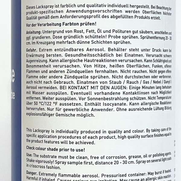 Autolack Spraydose für DAF L9930 DARK GREEN