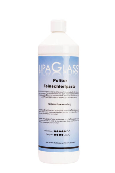 LIPAGLASS® Politur Feinschleifpaste 1 Liter –...