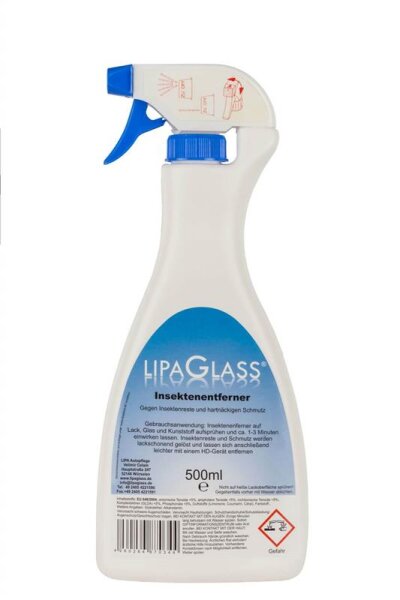 LIPAGLASS® Insektenentferner 500ml – LIPAGLASS® Autopflege