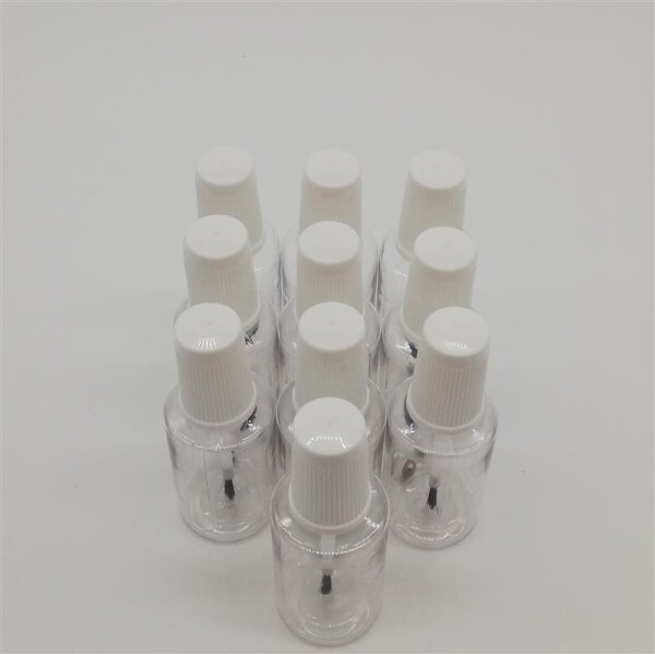 Lackstift leer / Pinselflasche leer 20ml 10 Stück