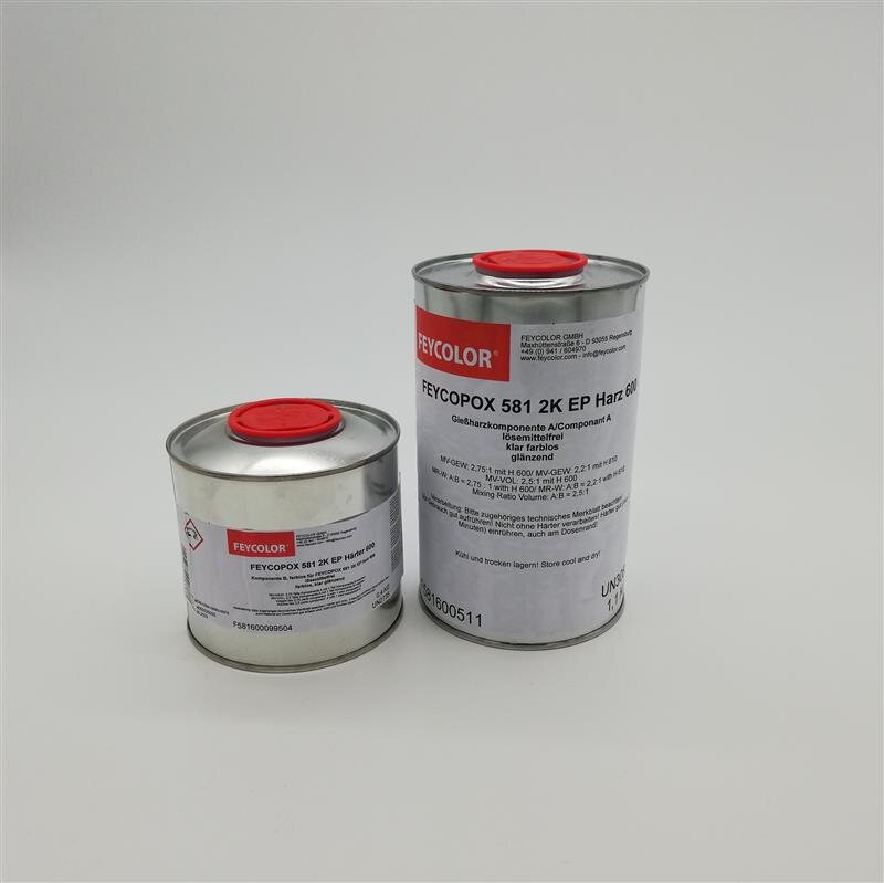 2k Epoxidharz - Feycopox 581 und 600 Härter - von Feycolor