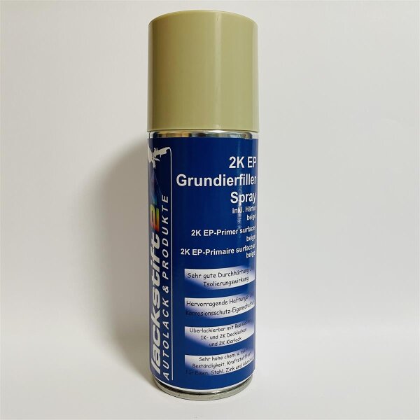 Lackstift24 2k EP-Grundierfiller Spraydose 400ml beige