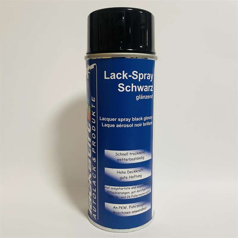 Spraydose Schwarz Glänzend 1 Stück