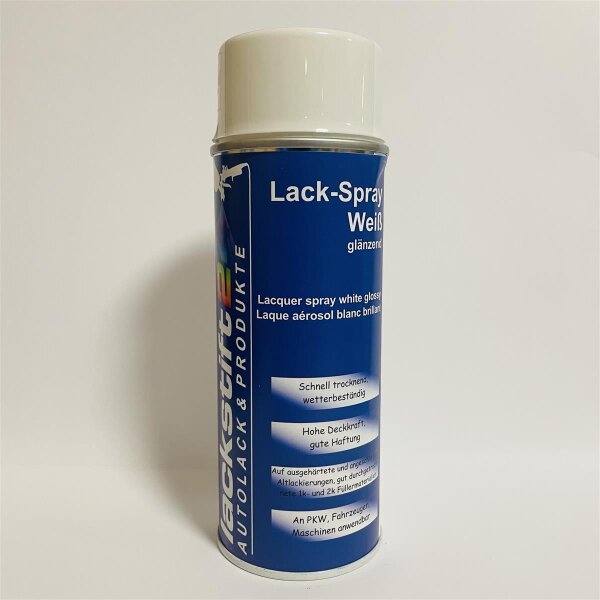 Spraydose Weiß Glänzend 6 Stück