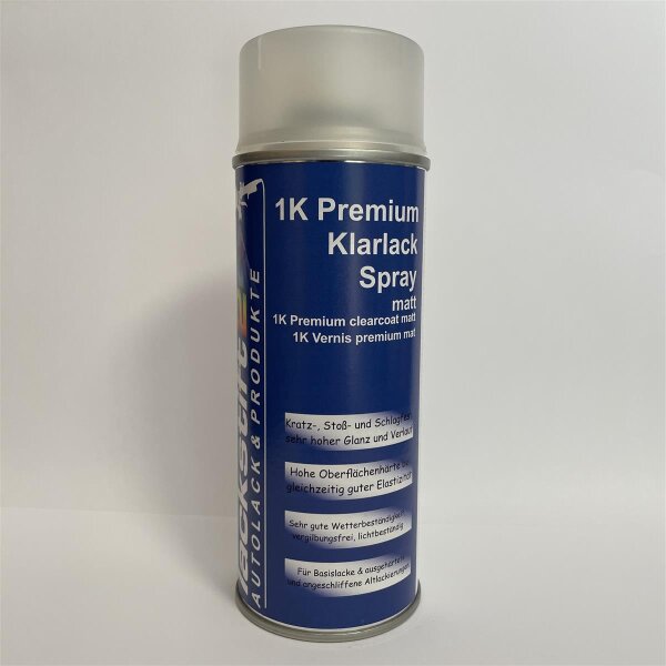 1k Klarlack Spraydose Premium matt 400ml