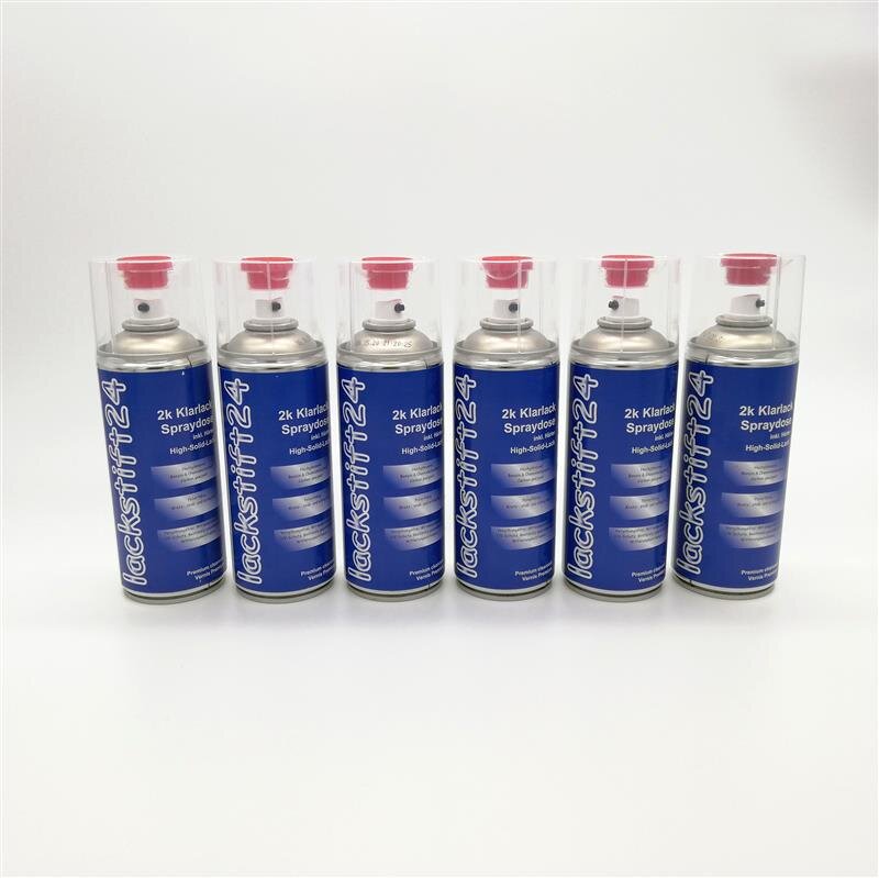 2k Klarlack Spraydose matt- 6er Pack